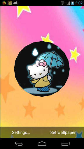 Hello Kitty 3D Live Wallpaper screenshot 4