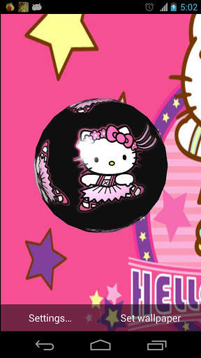 Hello Kitty 3D Live Wallpaper screenshot 3