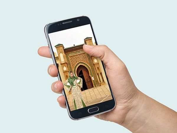 Potong Tempel Foto Islam screenshot 2