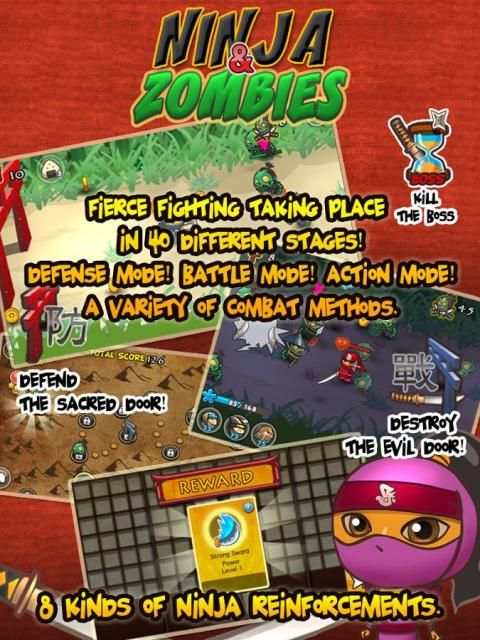 Ninja and Zombies screenshot 2