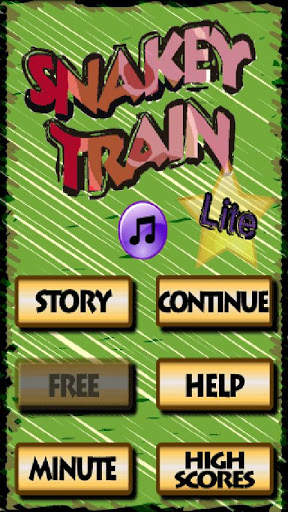 Snakey Train Lite screenshot 1