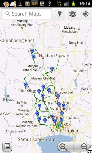 Thailand Flood Maps 2011 screenshot 5