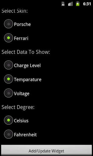 Battery Dash Widget скриншот 2