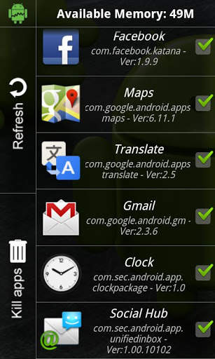 Task Killer Free screenshot 1