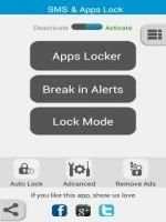 SMS And Apps Lock Free скриншот 4
