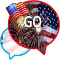 GO SMS THEME/july4th icon