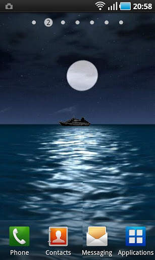 Moon Sea Live Wallpaper screenshot 4