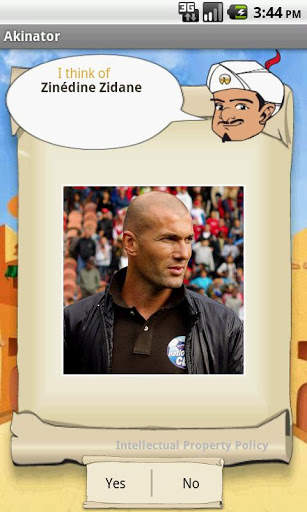 Akinator Lite screenshot 2