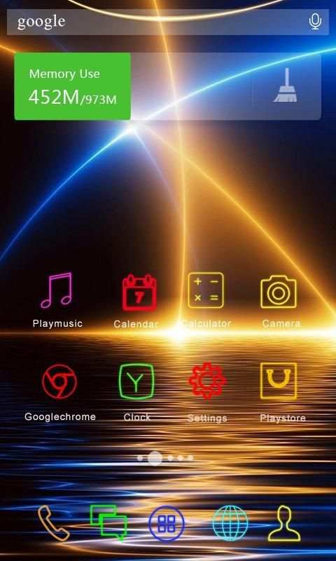 Light Wave Launcher screenshot 1