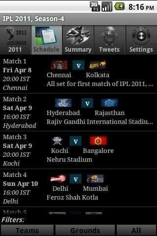 IPL Cricket T20 2011(Season-4) скриншот 1