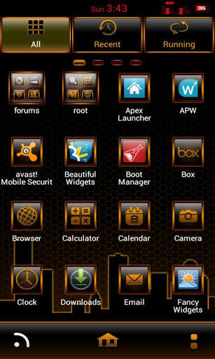 SoBurnt(free) Go Launcher screenshot 3
