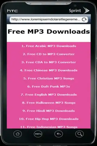 Free MP3 Downloads screenshot 1