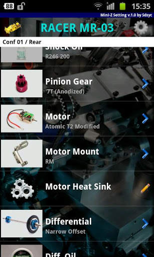 Mini-Z Setting स्क्रीनशॉट 5