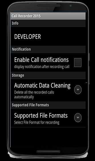 Galaxy Call Recorder 2015 screenshot 2