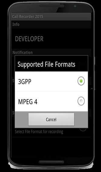 Galaxy Call Recorder 2015 screenshot 3