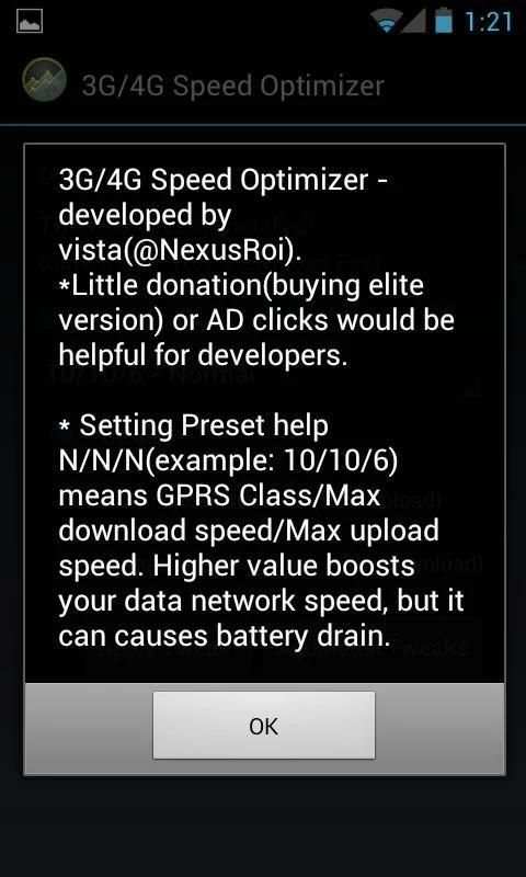 3G/4G Speed Optimizer स्क्रीनशॉट 1