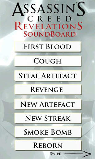 Assassin's Creed Soundboard 3 تصوير الشاشة