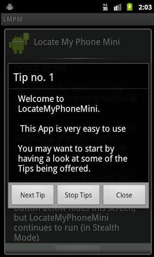 Locate My Phone Mini स्क्रीनशॉट 2