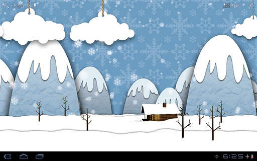 Samsung Parallax Winter LWP screenshot 1