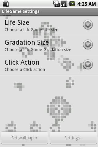 LifeGame Live Wallpaper Lite screenshot 2