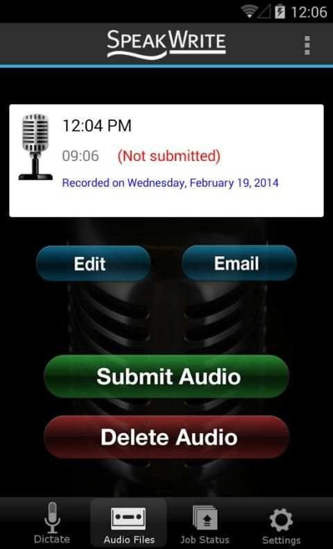 SpeakWrite Recorder स्क्रीनशॉट 3