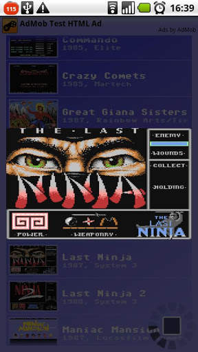 C64 Games Music Collection screenshot 2