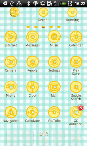 Donut Theme Go Launcher Ex screenshot 2