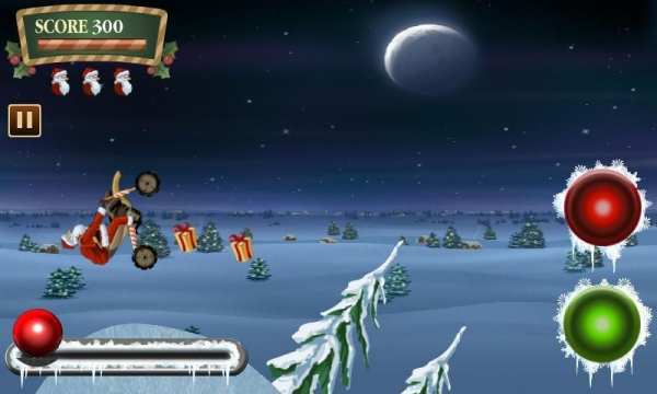 Santa Rider - Racing Game स्क्रीनशॉट 1