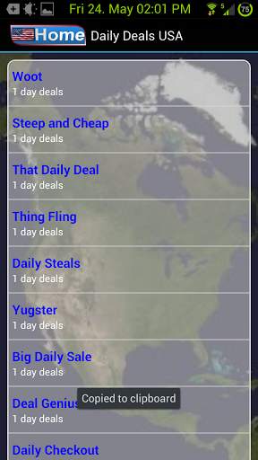 Daily Deals USA Browser screenshot 1