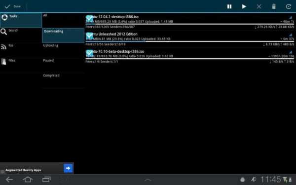 aDownloader - torrent download screenshot 3