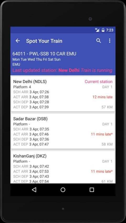 Indian Rail Enquiry 7 تصوير الشاشة