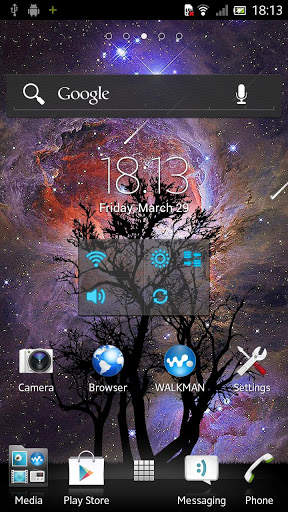 Meteor shower LWP free screenshot 3
