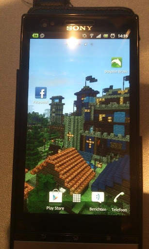 Minecraft HD Time Wallpaper screenshot 1