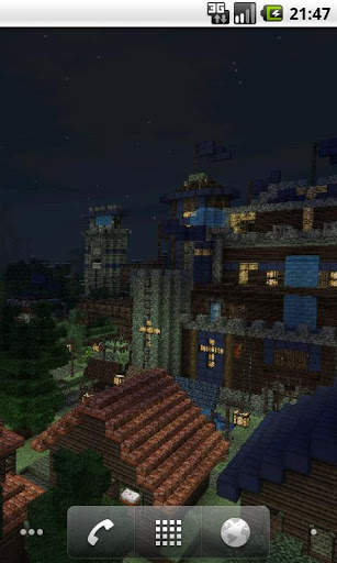 Minecraft HD Time Wallpaper screenshot 2