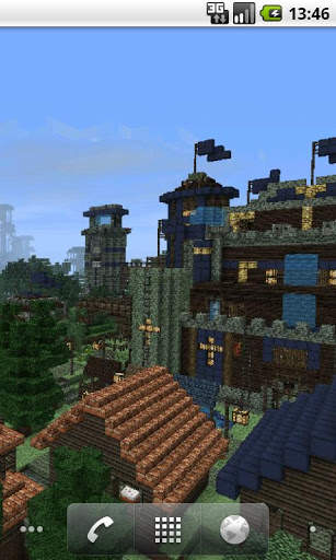 Minecraft HD Time Wallpaper screenshot 3