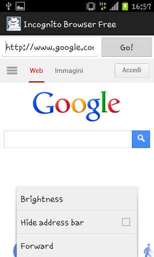 Incognito Browser Free screenshot 1