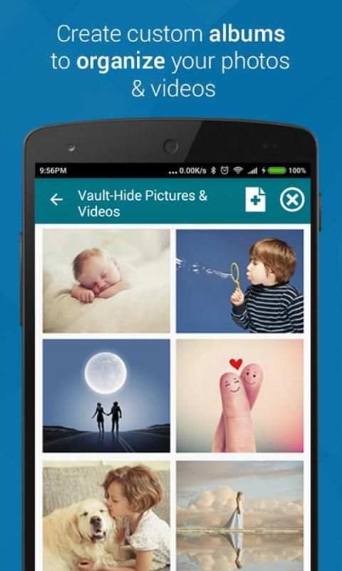 Vault-Hide Pictures & Videos स्क्रीनशॉट 1