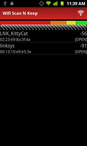 Wifi Scan N Keep screenshot 1