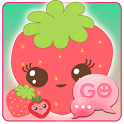 GO SMS Sweet Strawberry Theme icon