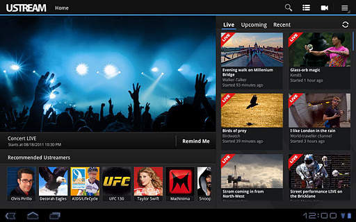 Ustream WiFi Only screenshot 1