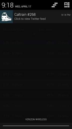 Caltrain Schedule screenshot 4