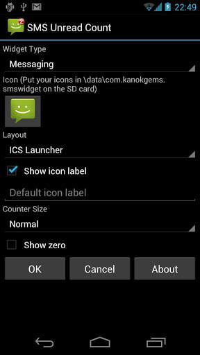 SMS Unread Count screenshot 2