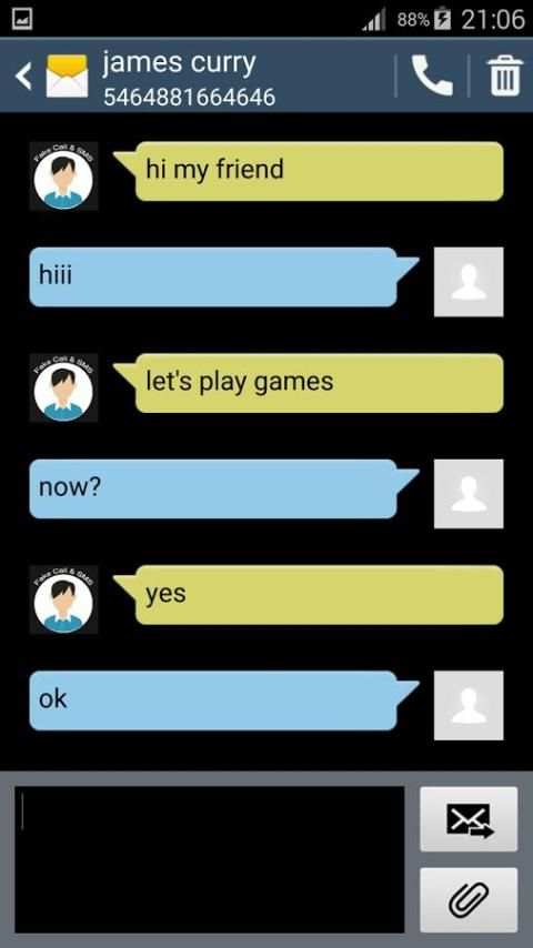 Palsu Panggilan Dan Pesan Teks screenshot 5
