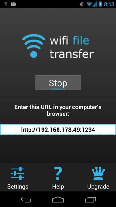 WiFi File Transfer स्क्रीनशॉट 6