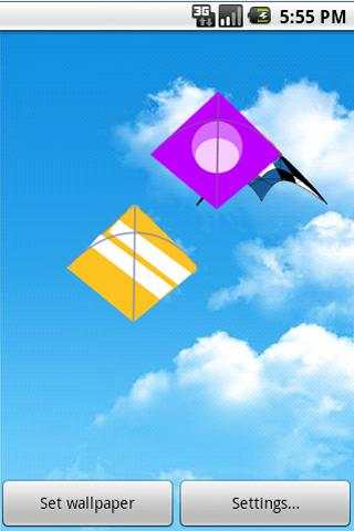Kites Live Wallpaper Free स्क्रीनशॉट 3