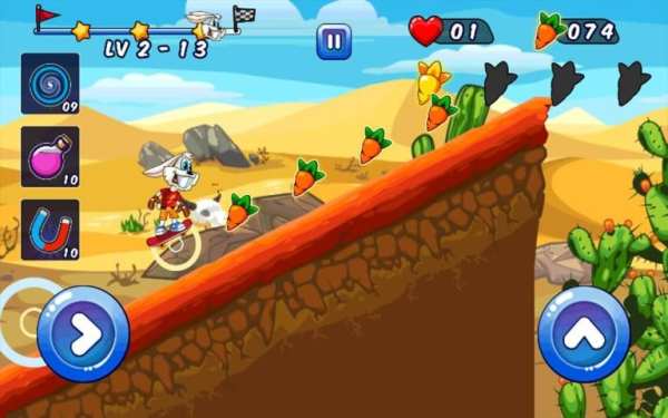 Looney Bunny Skater Dash скриншот 13