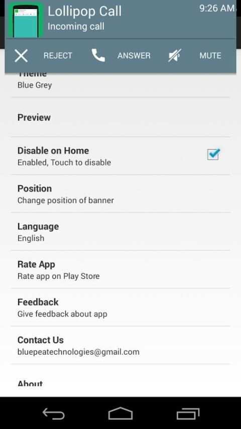 Lollipop Call Free screenshot 4