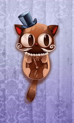 TicToc Cat Clock Demo 2 تصوير الشاشة