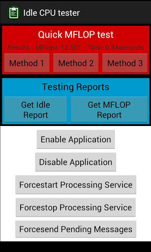 Idle CPU Tester screenshot 1