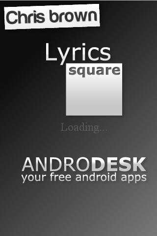 Chris Brown Lyrics screenshot 1